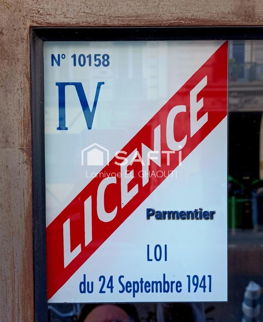   Brasserie LICENCE 4, TERRASSE, EXTRACTION et LOYER 