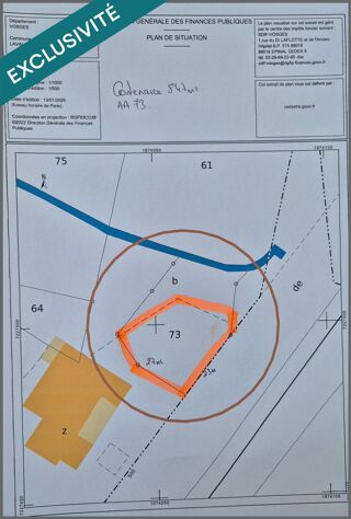  Terrain  vendre 847 m