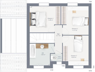  Maison  vendre 5 pices 90 m