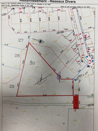  Terrain  vendre 1718 m Faches thumesnil