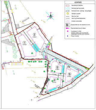  Terrain  vendre 665 m